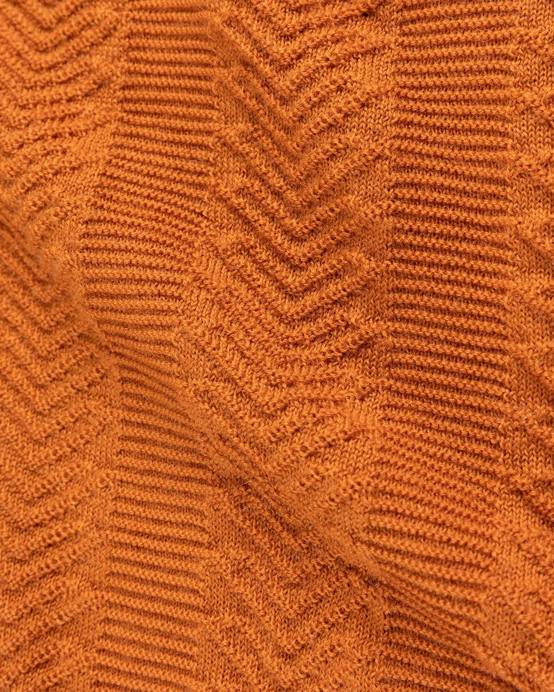 Adidas x Wales Bonner – Knit Longsleeve - V-Necks Knitwear - Orange - Image 5