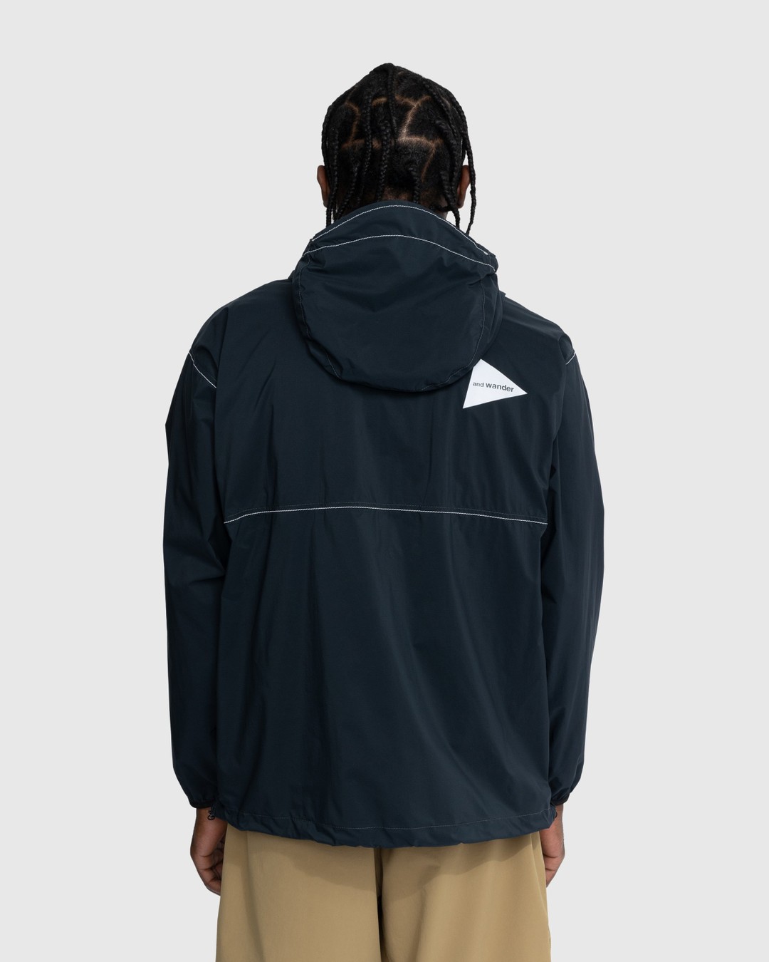 And Wander – Pertex Wind Jacket Navy - Outerwear - Brown - Image 3
