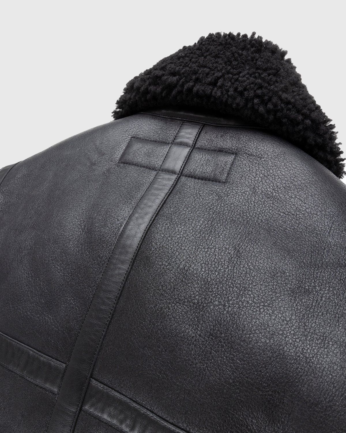 Acne Studios – Shearling Aviator Jacket Black - Outerwear - Black - Image 4