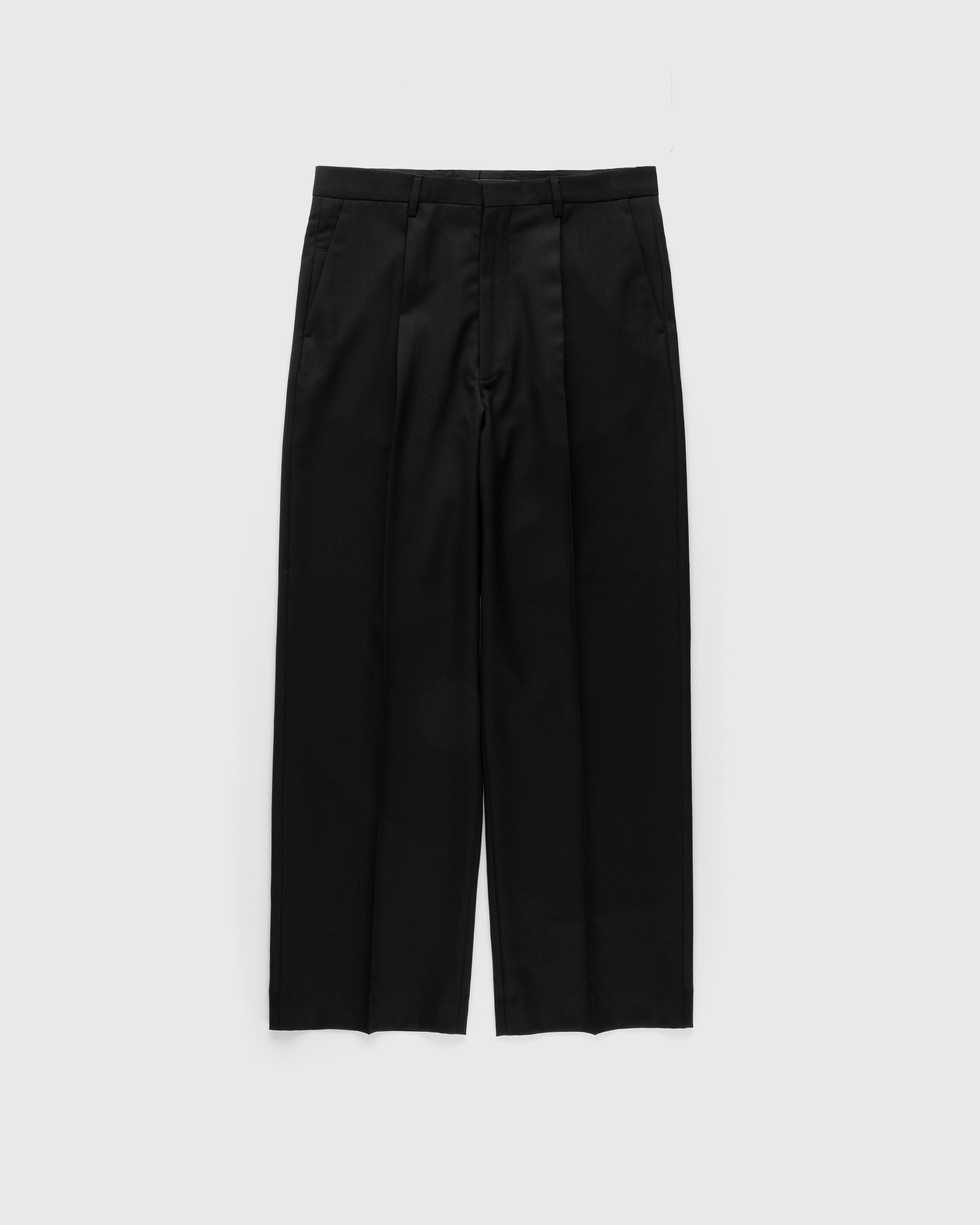 Highsnobiety – Wool Dress Pant Black - Trousers - Black - Image 1