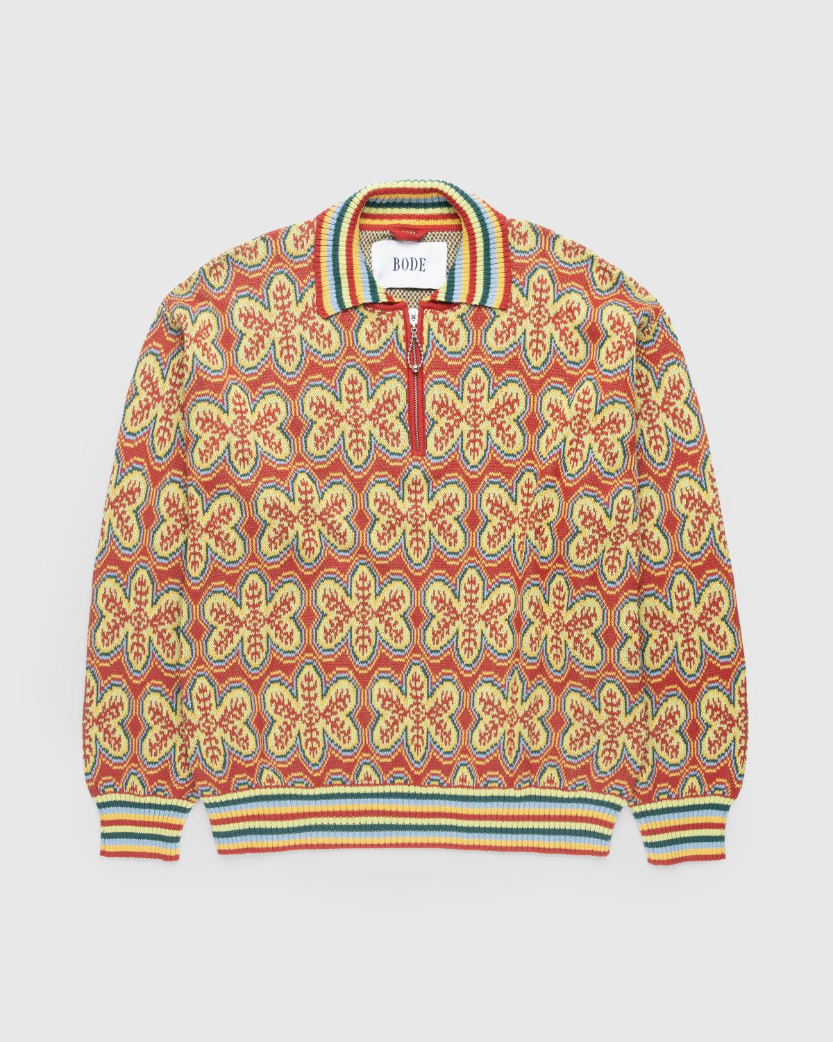 Bode – Dream State Quarter-Zip Sweater Multi - Shirts - Multi - Image 1