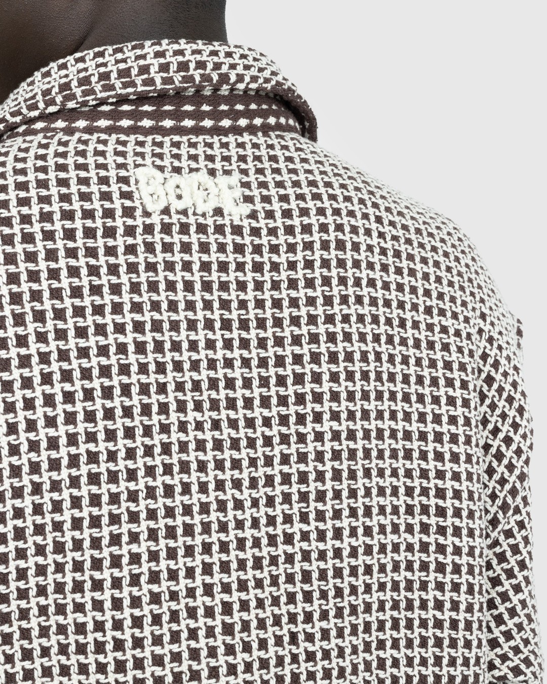 Bode – Reversible Duo Waffle Jacket Brown - Outerwear - Brown - Image 6