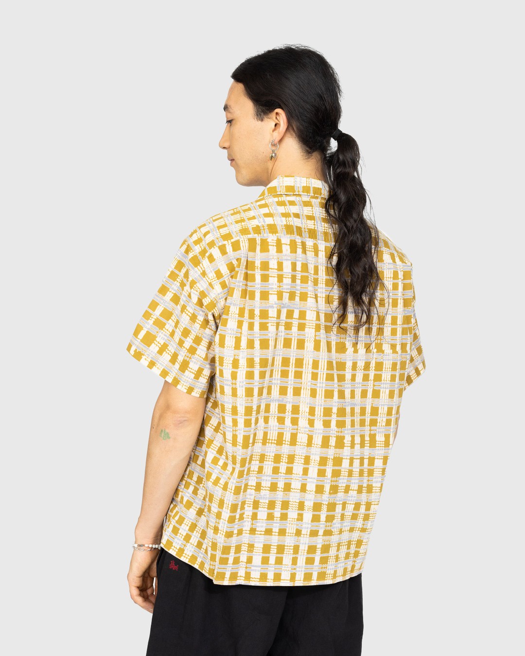 Story mfg. – Shore Shirt Check Block - Shirts - Yellow - Image 3