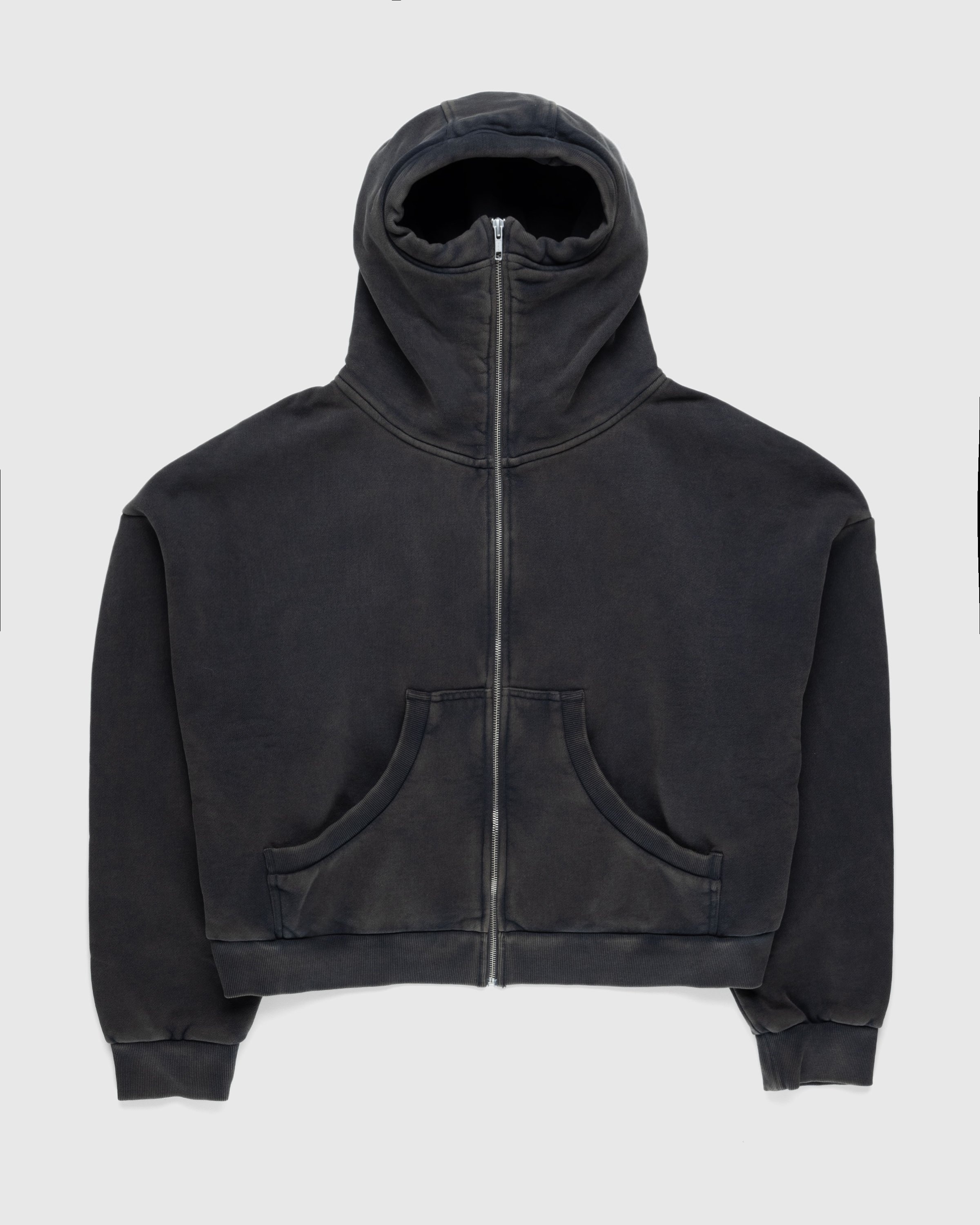 Entire Studios – Full Zip (Hoodie) Washed Black | Highsnobiety Shop