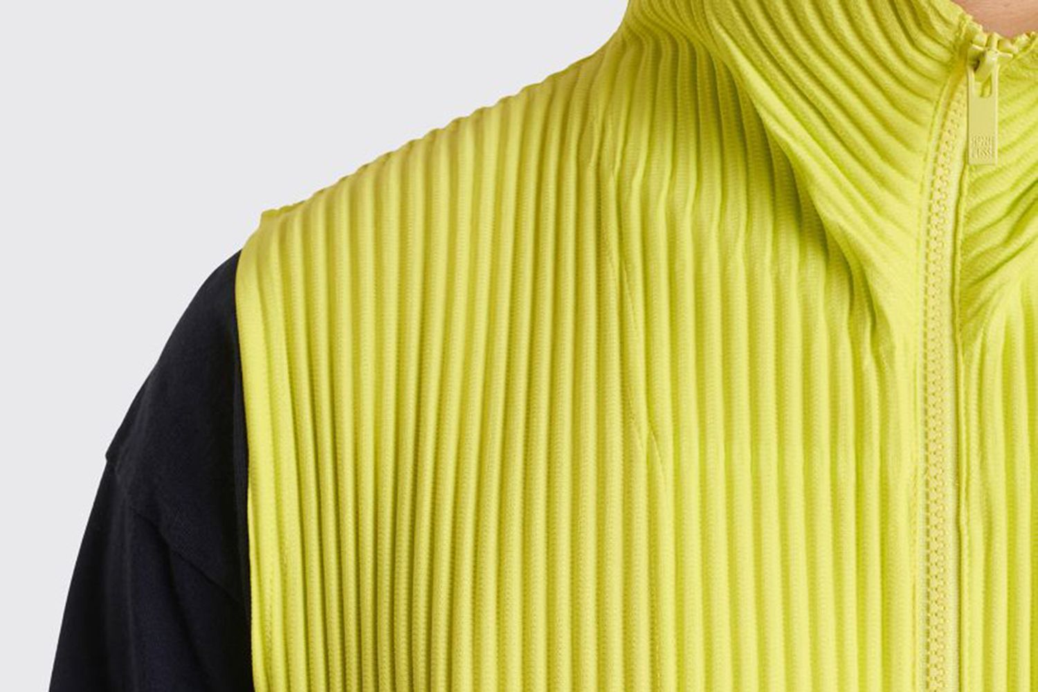 Pleated Vest