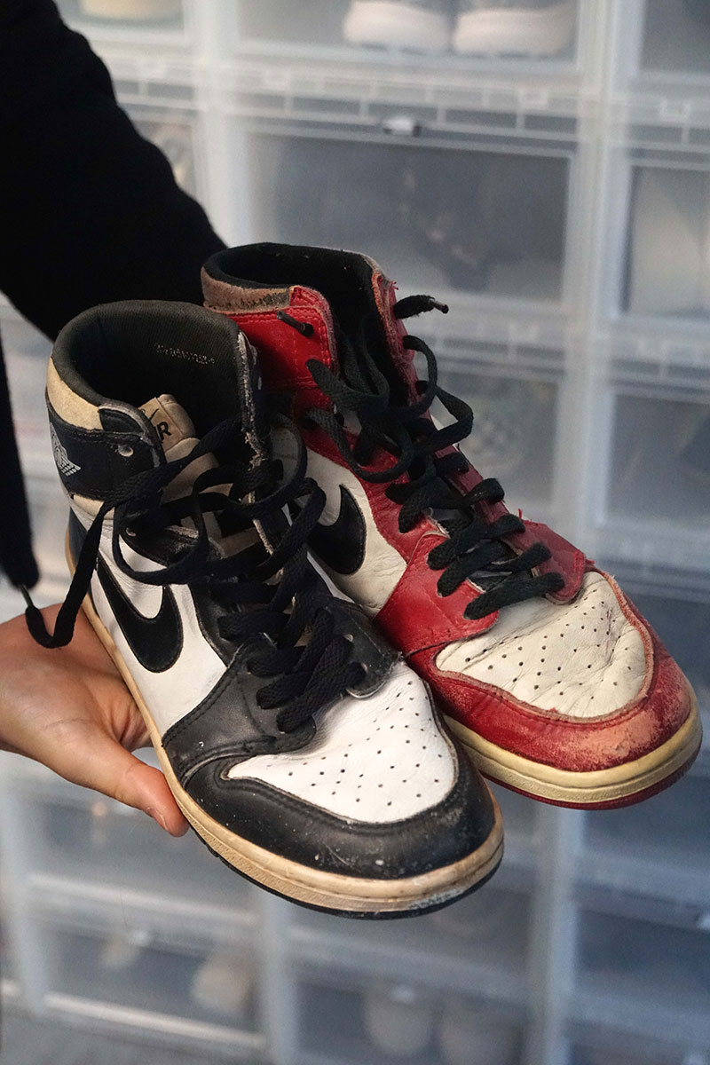Kim Jones shows off his personal collection of OG Air Jordans