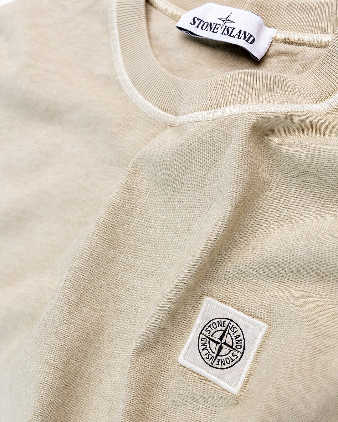 Stone Island – T-Shirt Natural Beige - Tops - Beige - Image 3