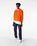 Highsnobiety – Stranger Things Hawkins Lonsleeve Orange - T-shirts - Red - Image 5