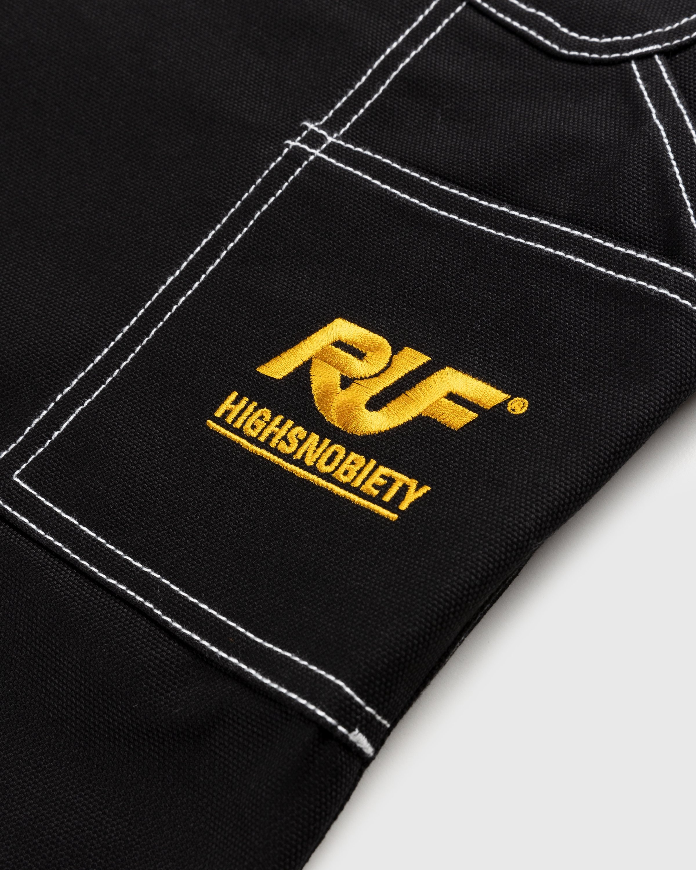 RUF x Highsnobiety – Cotton Work Pants Black - Work Pants - Black - Image 5