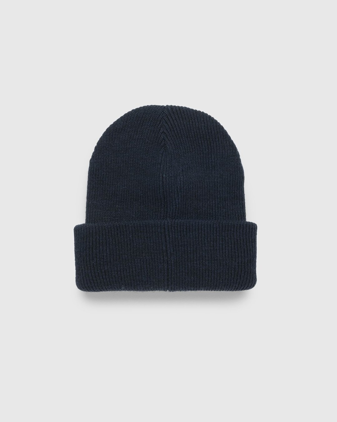 Highsnobiety – Watch Logo Staples Beanie Navy - Hats - Blue - Image 2
