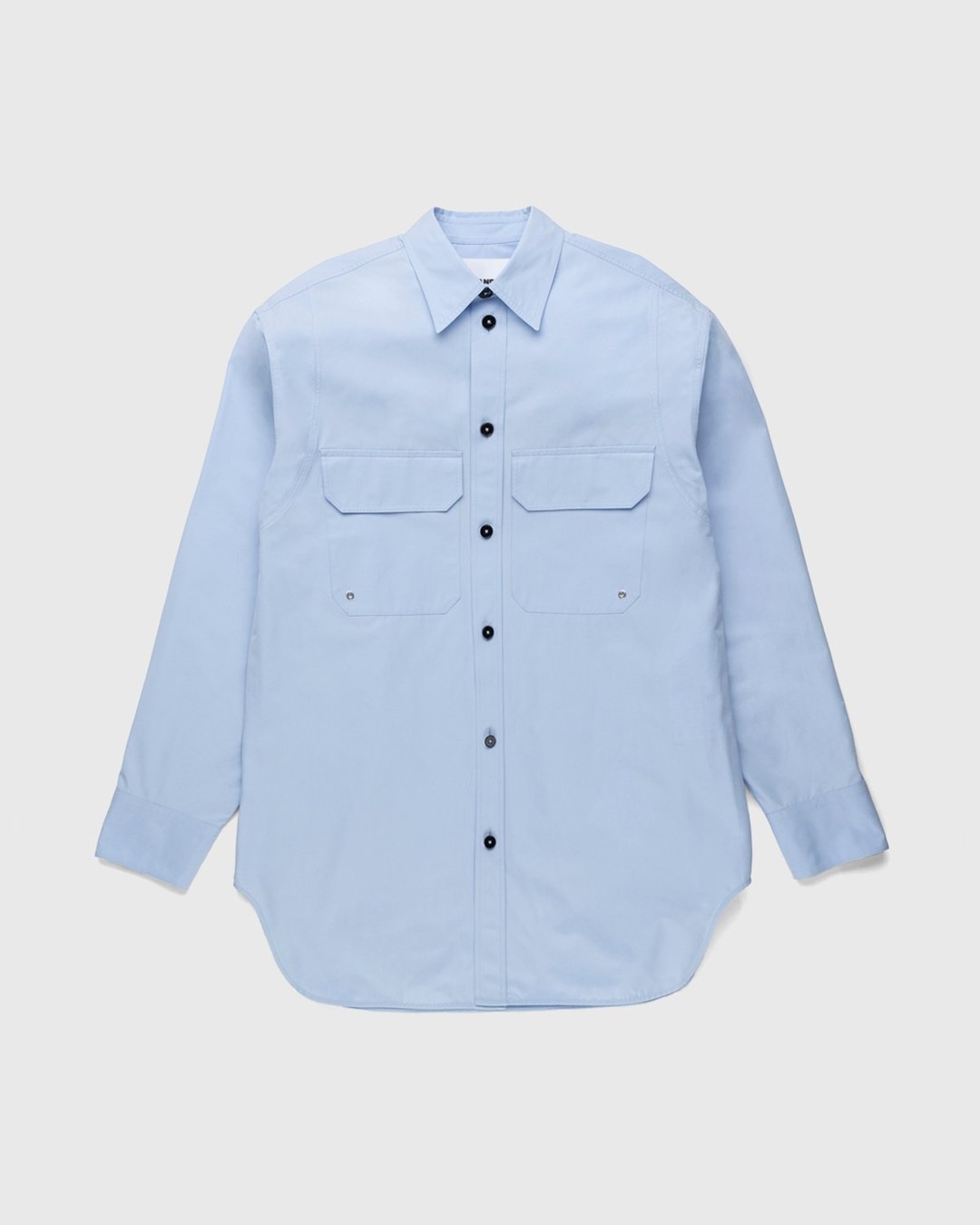Jil Sander – Oversized Button-Down Shirt Light Pastel Blue - Shirts - Blue - Image 1