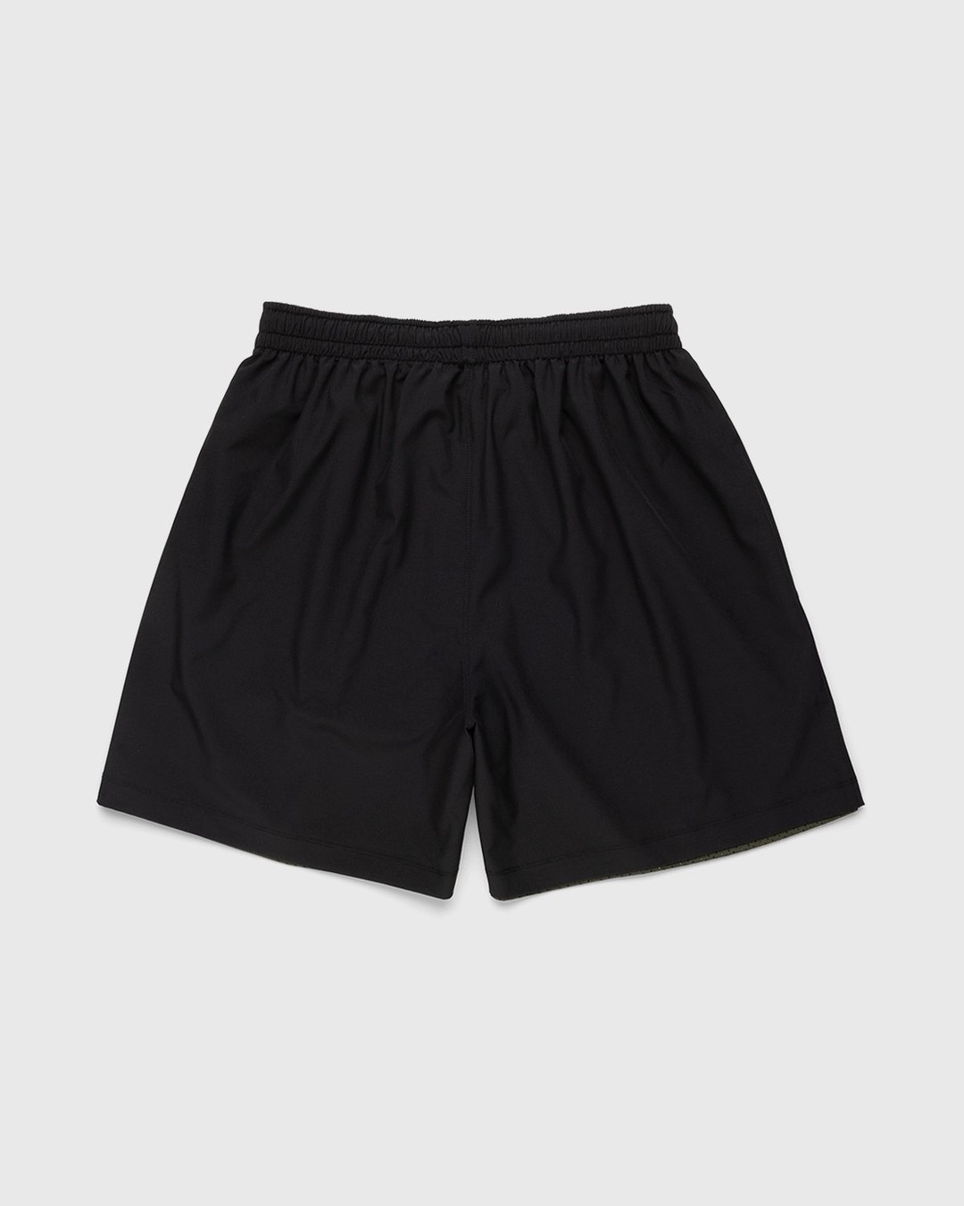 Highsnobiety – HS Sports Reversible Mesh Shorts Black/Khaki - Shorts - Green - Image 4