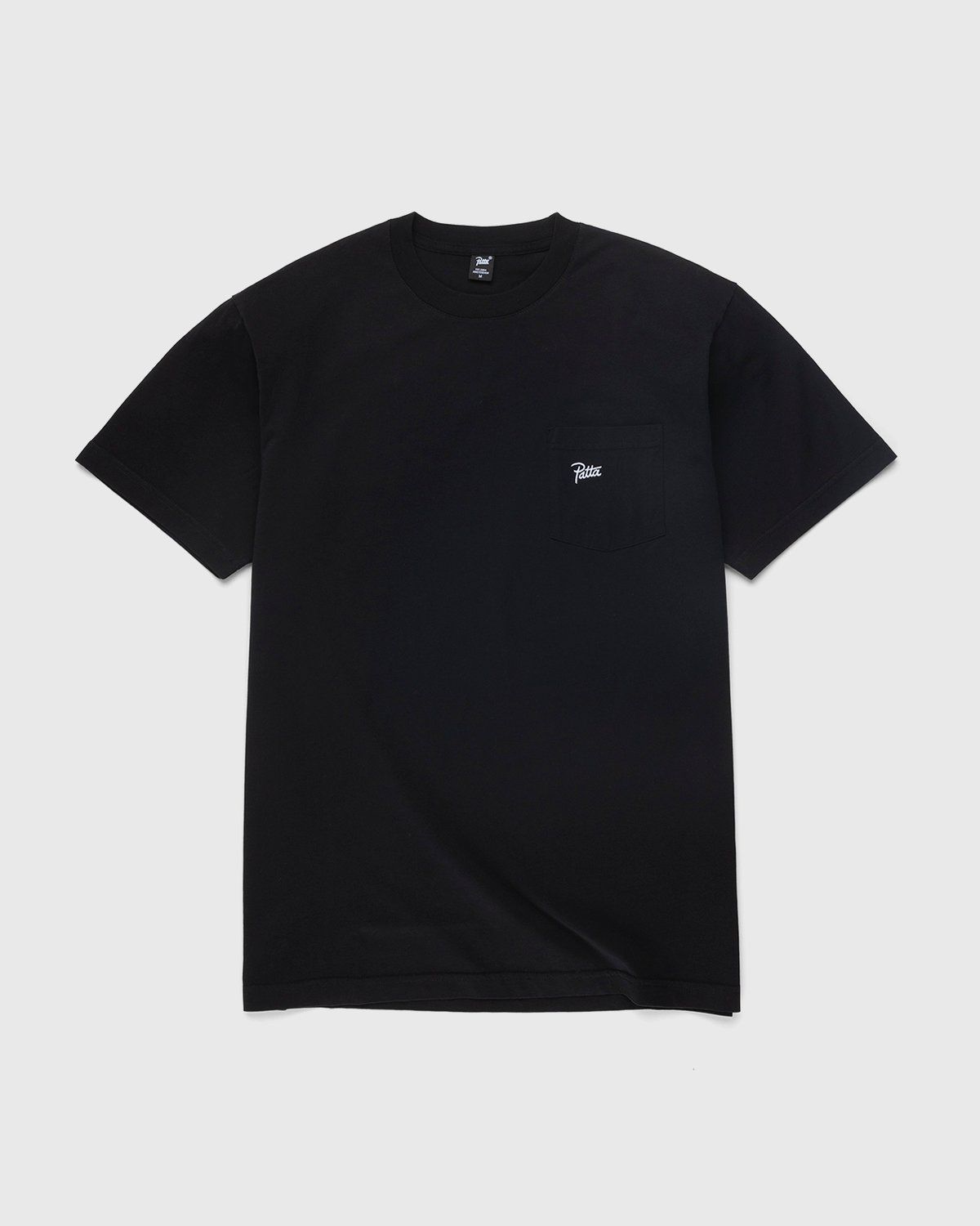 Patta – Basic Washed Pocket T-Shirt Black - T-shirts - Black - Image 1