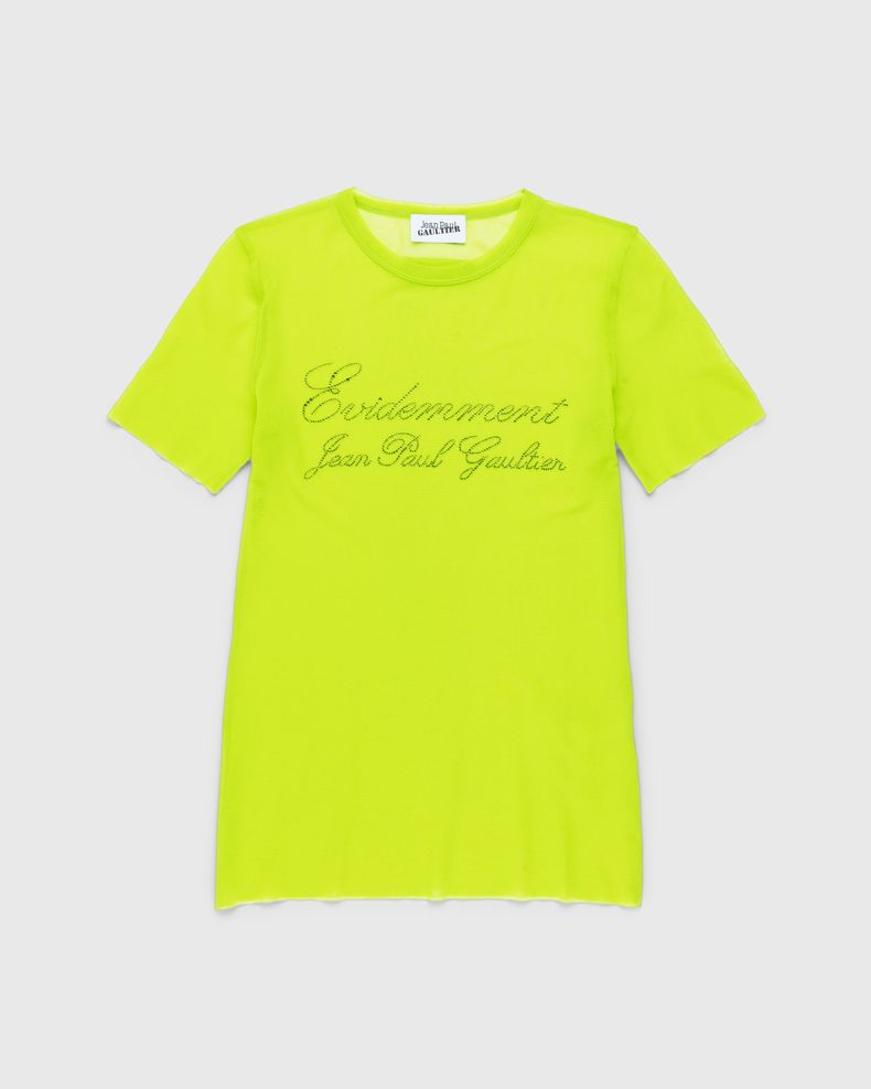 Jean Paul Gaultier – Évidemment Tulle T-Shirt Lime Green
