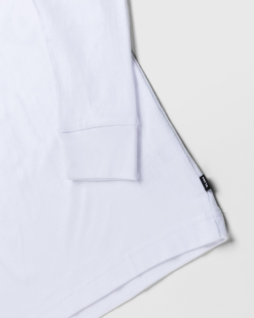 Patta – Positive Vibrations Longsleeve White - Longsleeves - White - Image 4
