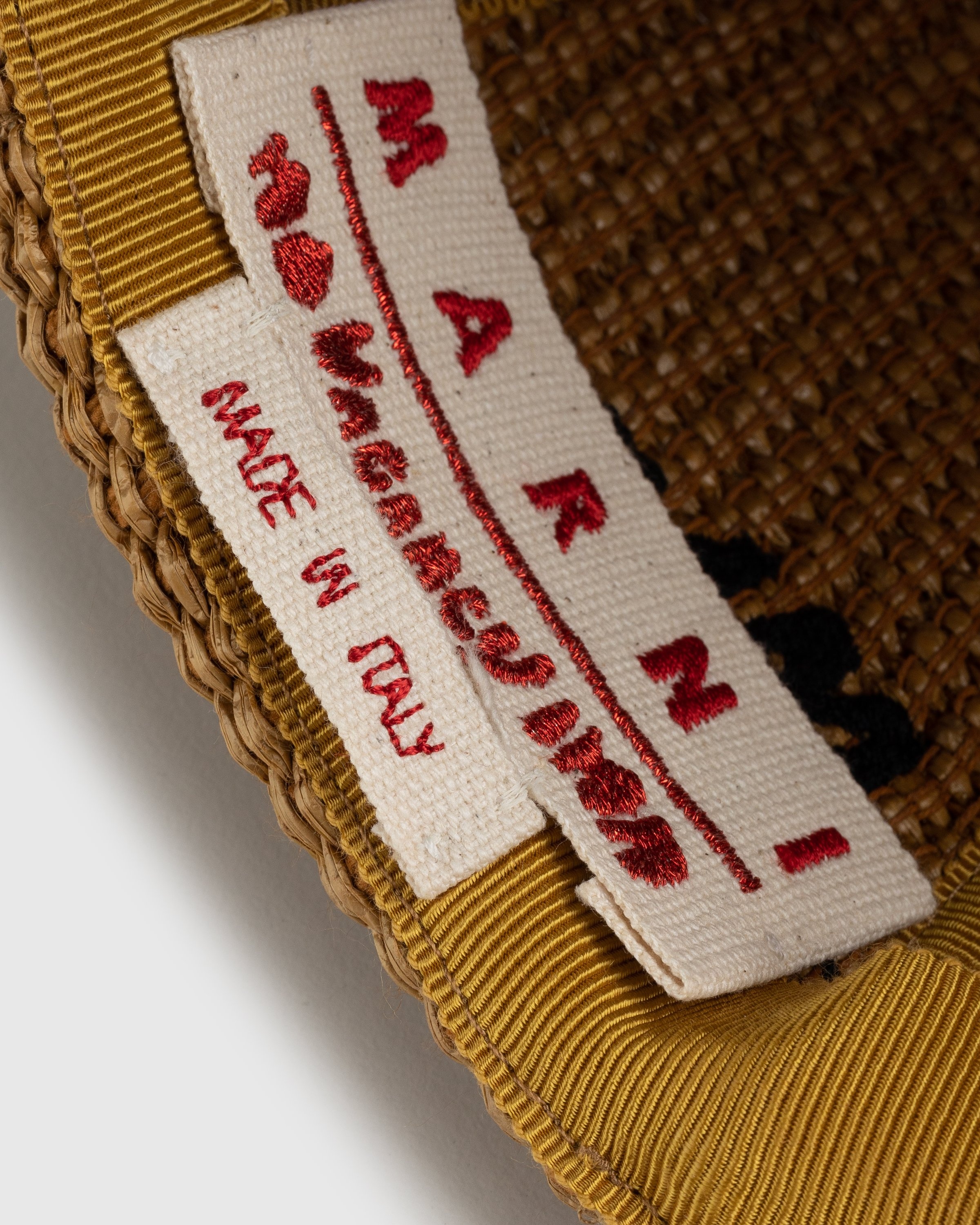 Marni x No Vacancy Inn – Logo Baseball Cap Caramel - Hats - Brown - Image 5