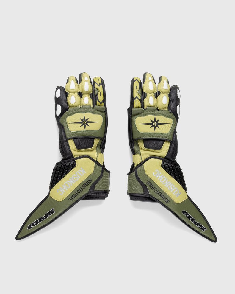 Spidi Gloves Black/Dark Green