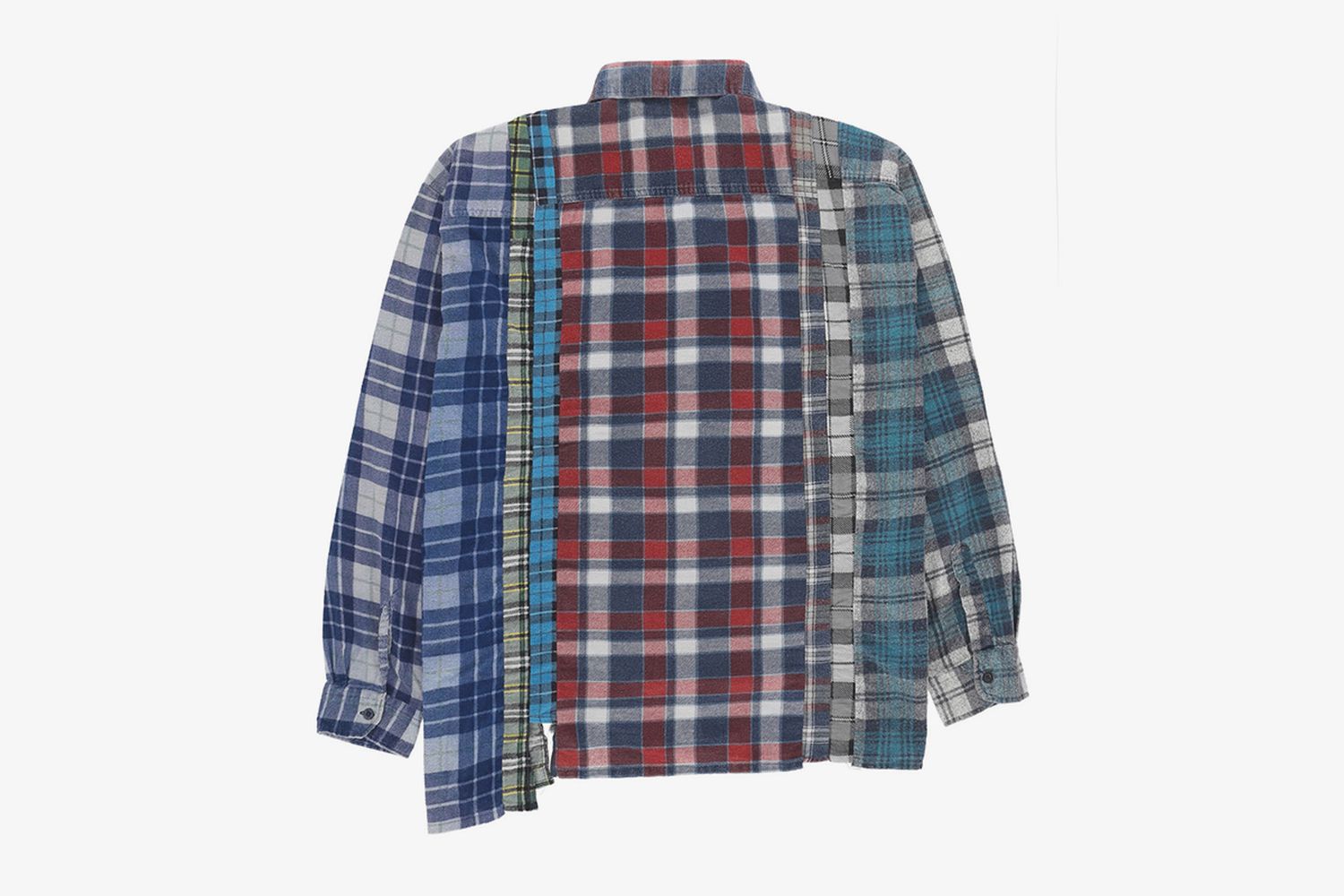 Wide 7 Cuts Flannel Shirt
