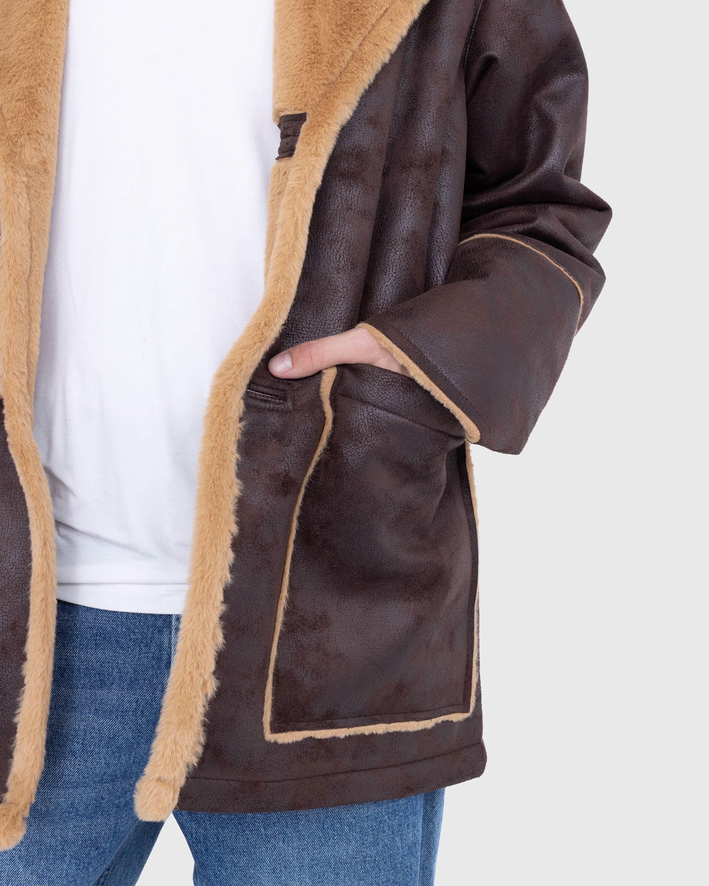 Sheepskin hotsell coat faux