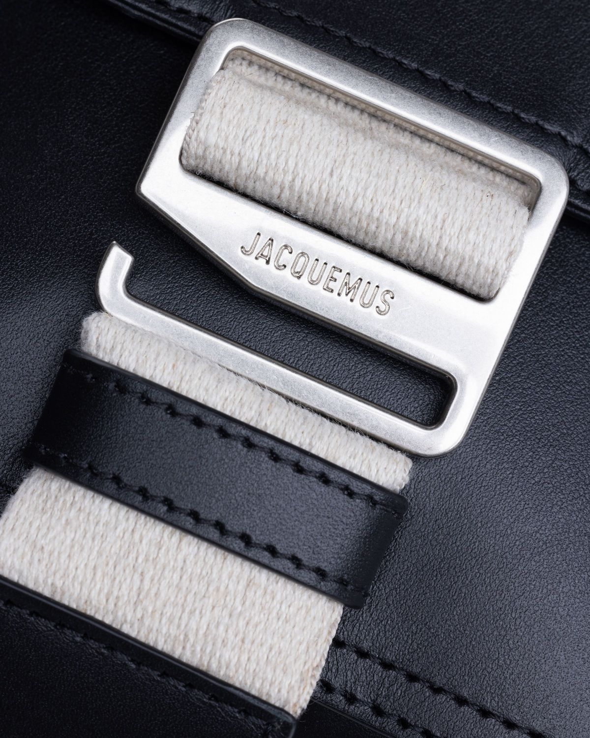 JACQUEMUS – La Banane Cuerda Black - Bags - BLACK - Image 5