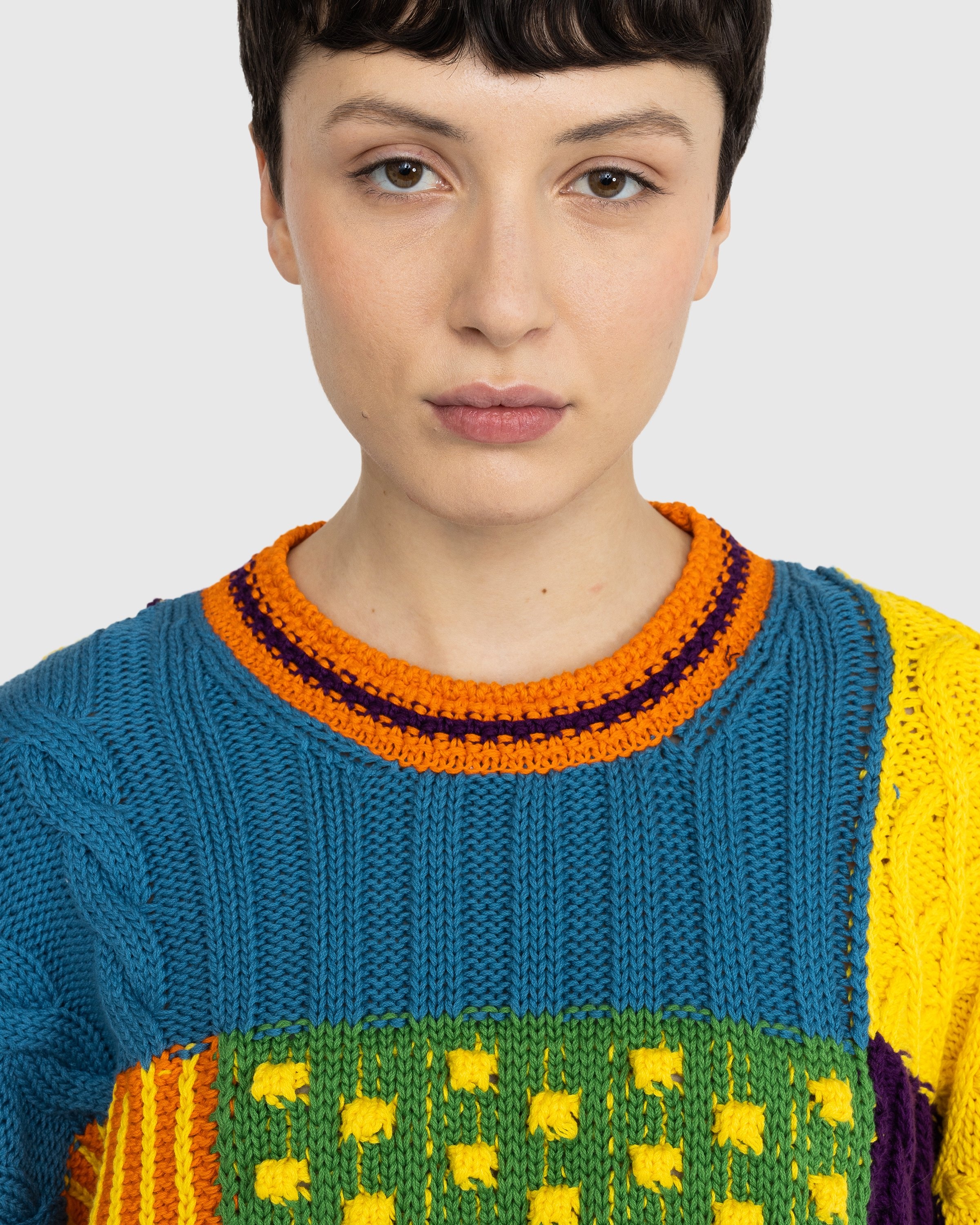 Kenzo – Patchwork Jumper - Knitwear - Multi - Image 6