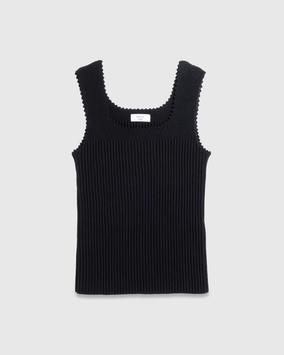 Viscose Ribbed Vest With Pockets Black - Minnie Rose