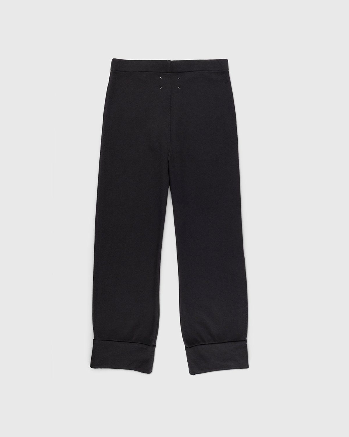 Maison Margiela – Tailored Cotton Trousers Washed Black - Pants - Black - Image 2