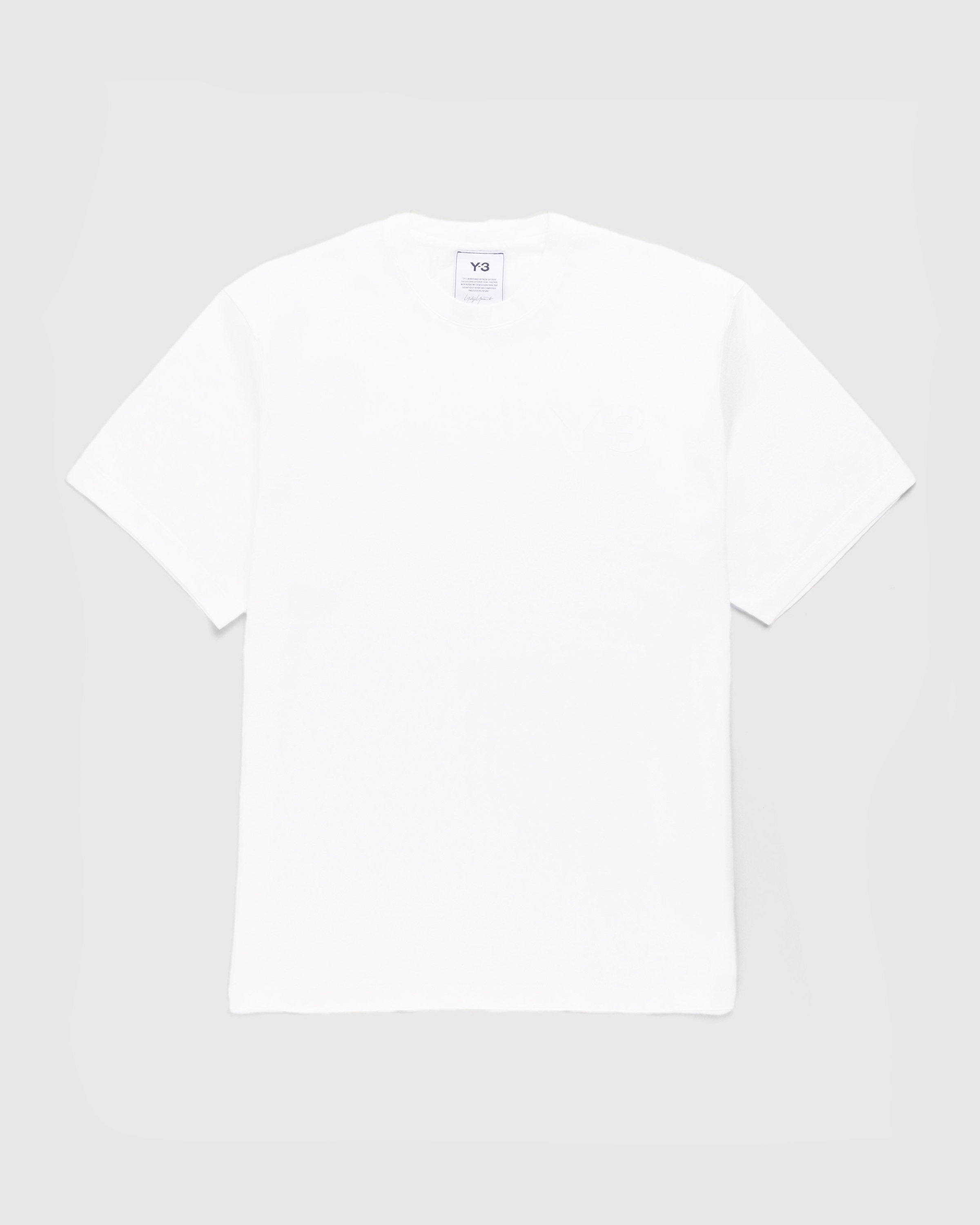 Y-3 – CL C T-Shirt - Tops - White - Image 1