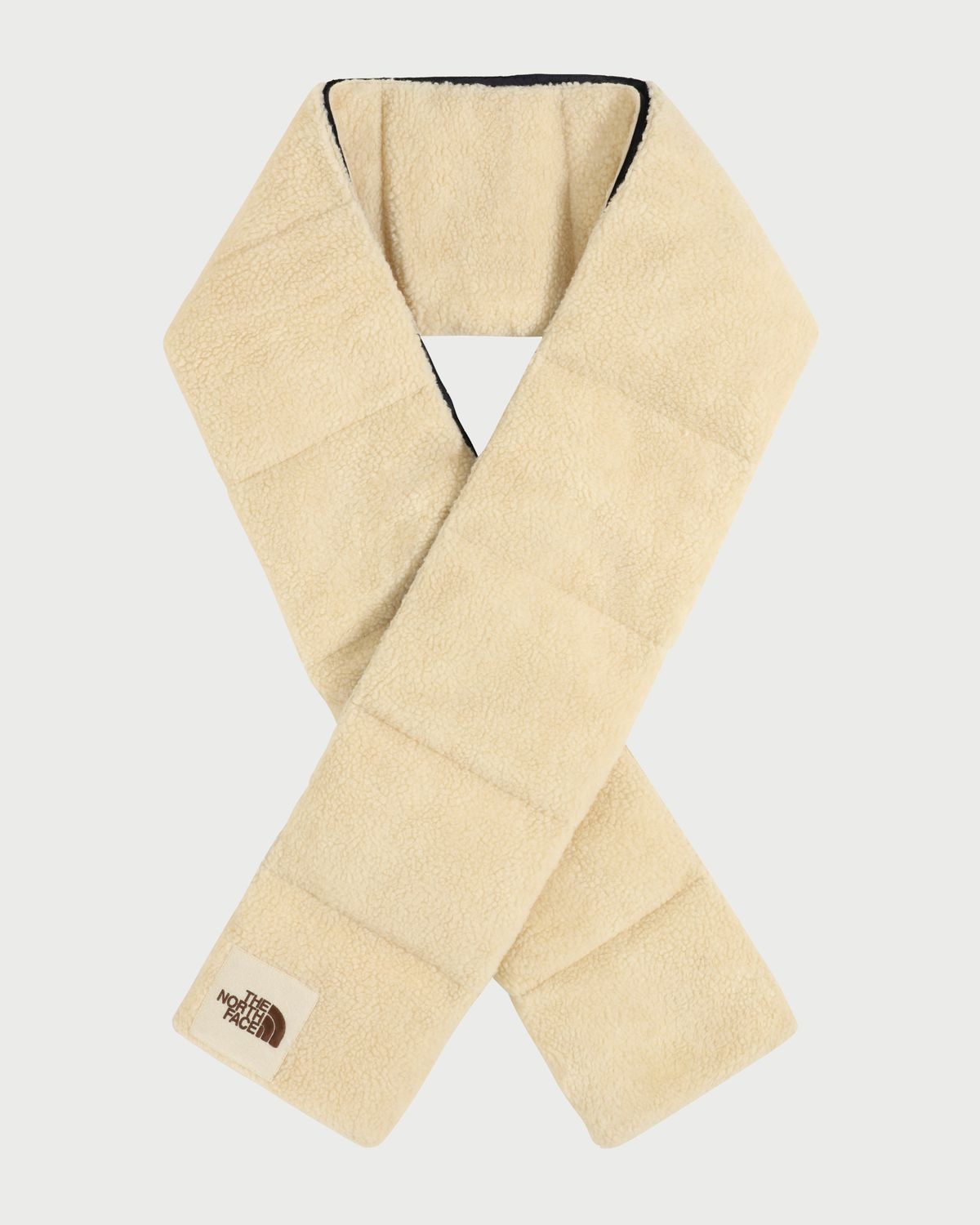 The North Face – Brown Label Insulated Scarf Bleached Sand Unisex - Scarves - Yellow - Image 1