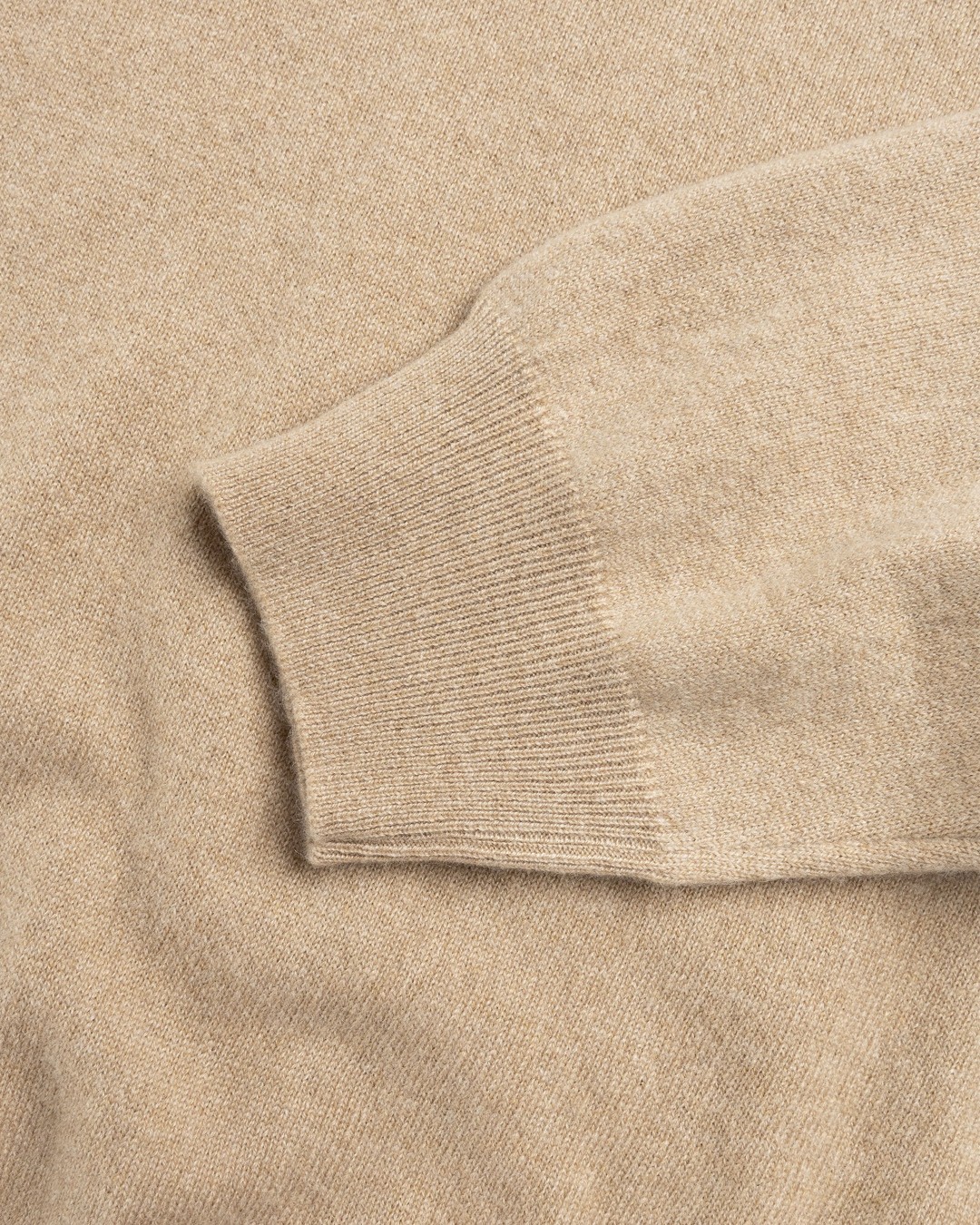 Highsnobiety HS05 – Cashmere Crew Sweater Beige - Knitwear - Beige - Image 7