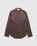 Moon Diamant Satin Jacquard Blouse Brown