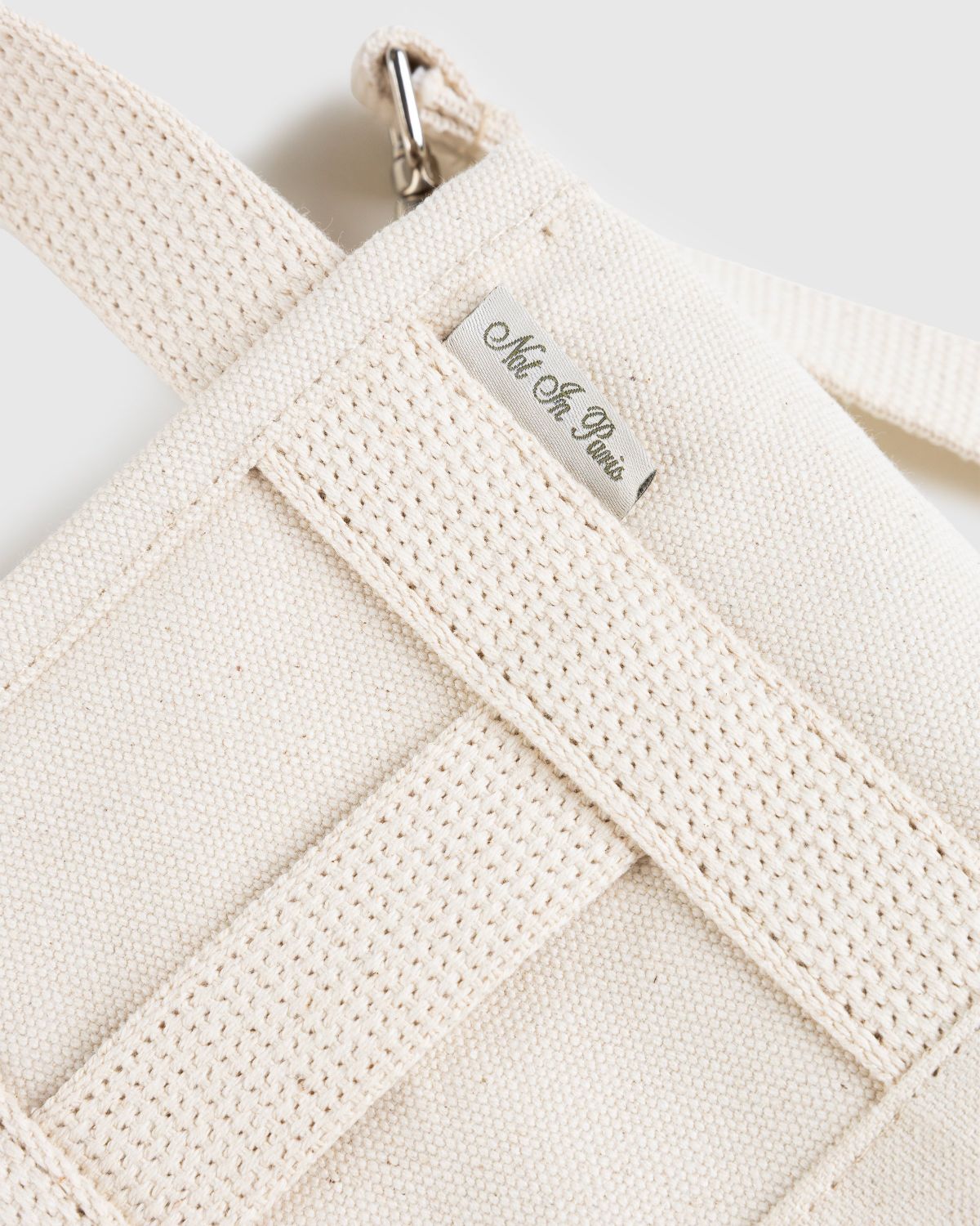 Highsnobiety – Not in Paris 5 Mini Canvas Tote Bag - Bags - Beige - Image 4