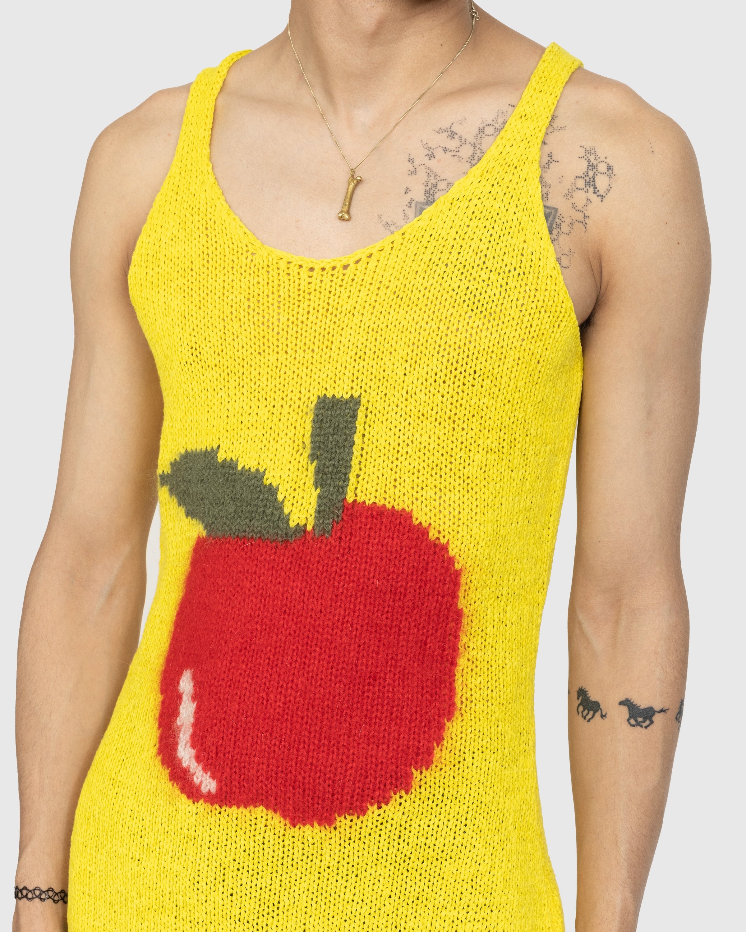J.W. Anderson – Apple Tank Top Yellow - Tops - Yellow - Image 4