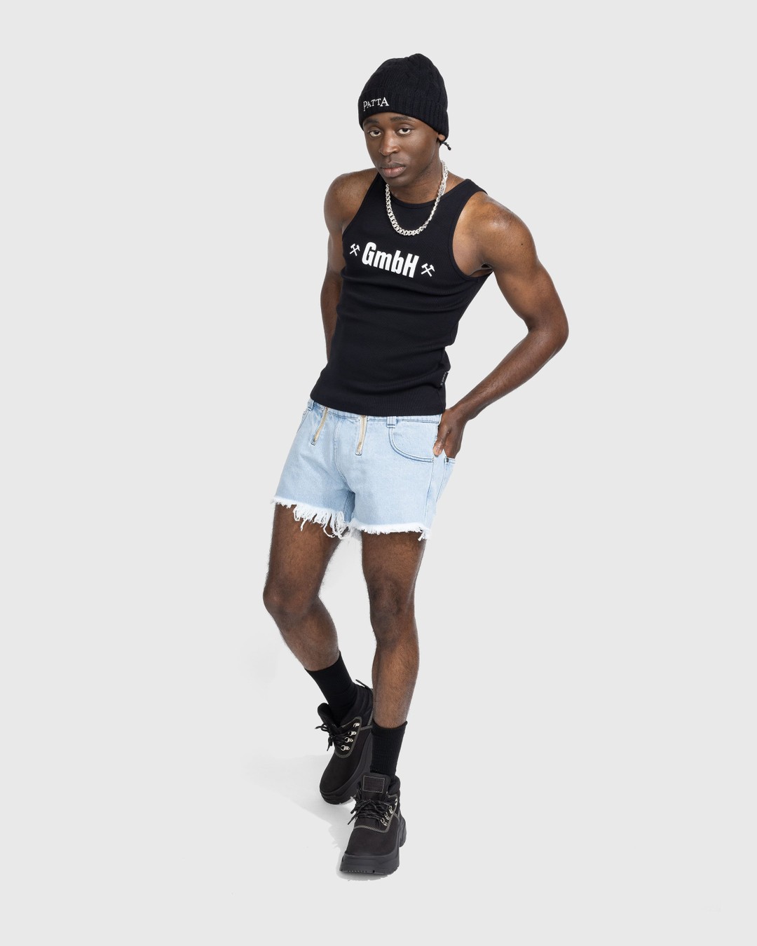 GmbH – Rim Denim Shorts Light Indigo Blue - Shorts - Blue - Image 5