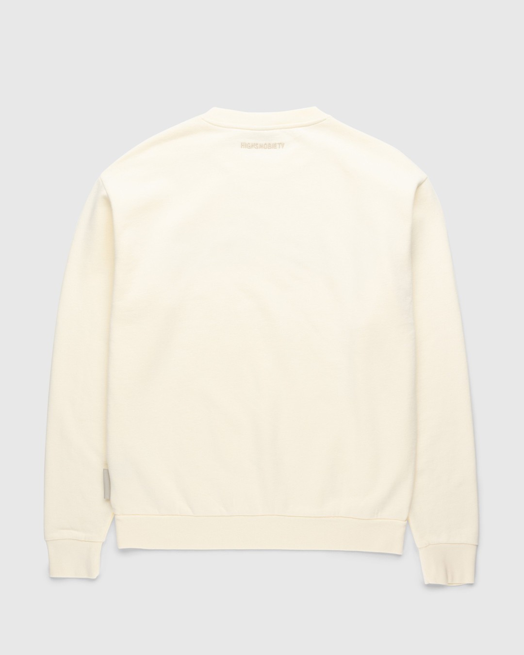 Highsnobiety – Neu York Crewneck Eggshell - Sweats - Yellow - Image 2