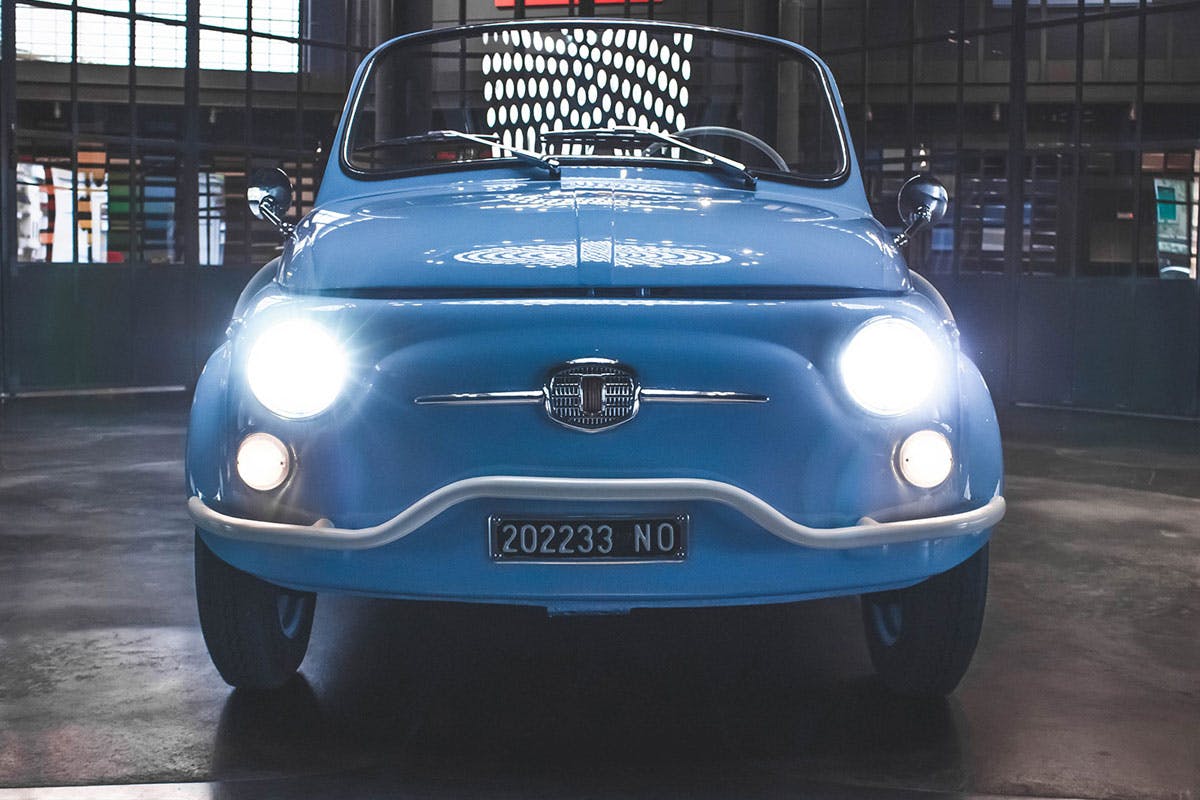 fiat 500 electric garage italia