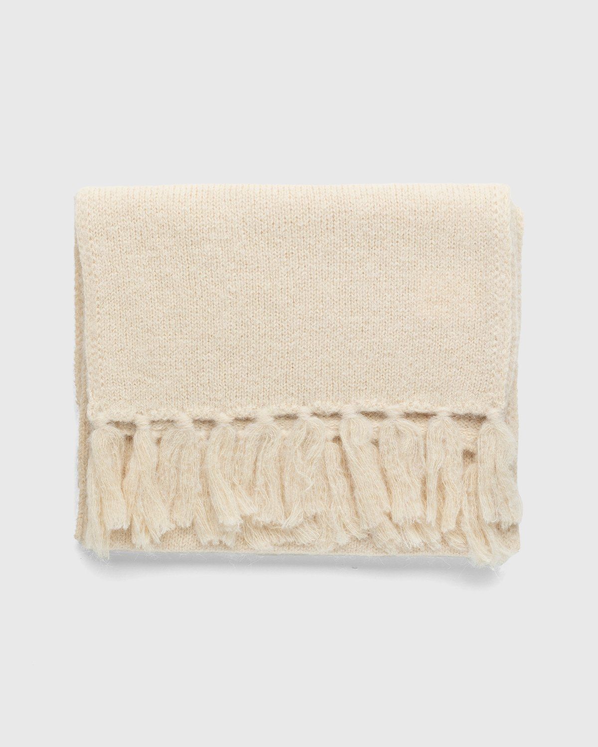 Our Legacy – Knitted Scarf Camel - Scarves - Beige - Image 2