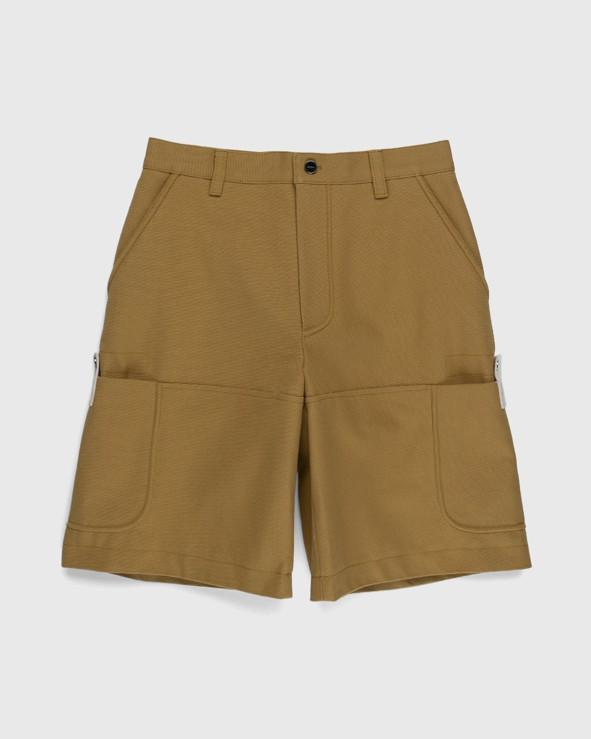 JACQUEMUS – Le Short Giardino Dark Beige - Shorts - Beige - Image 1