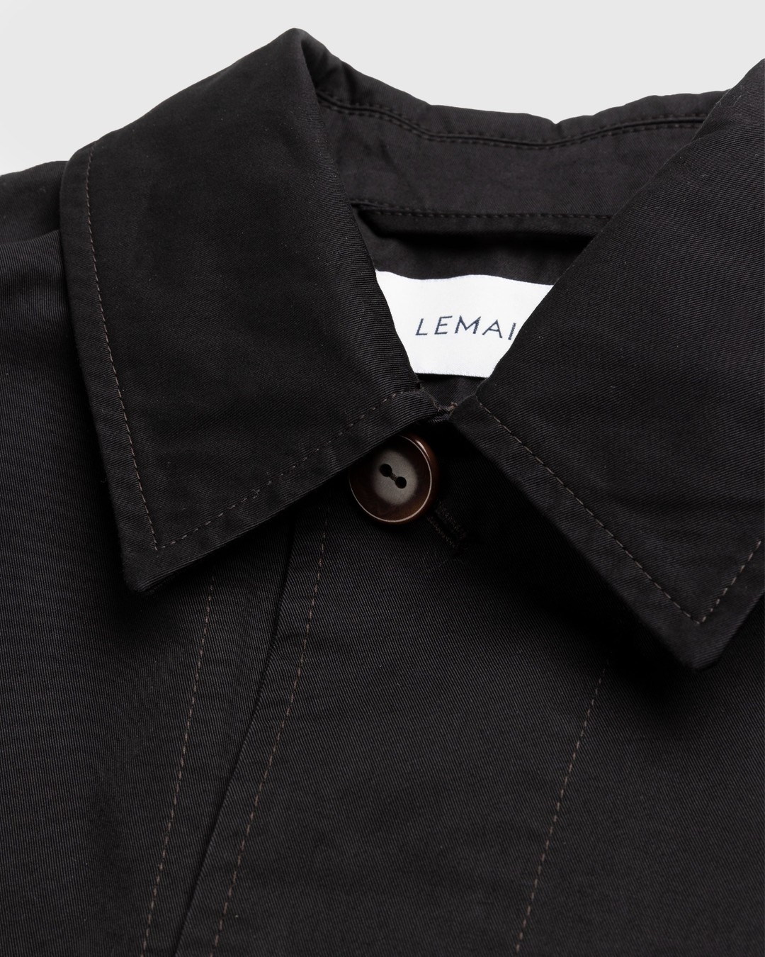 Lemaire – Military Overshirt Black - Outerwear - Black - Image 5