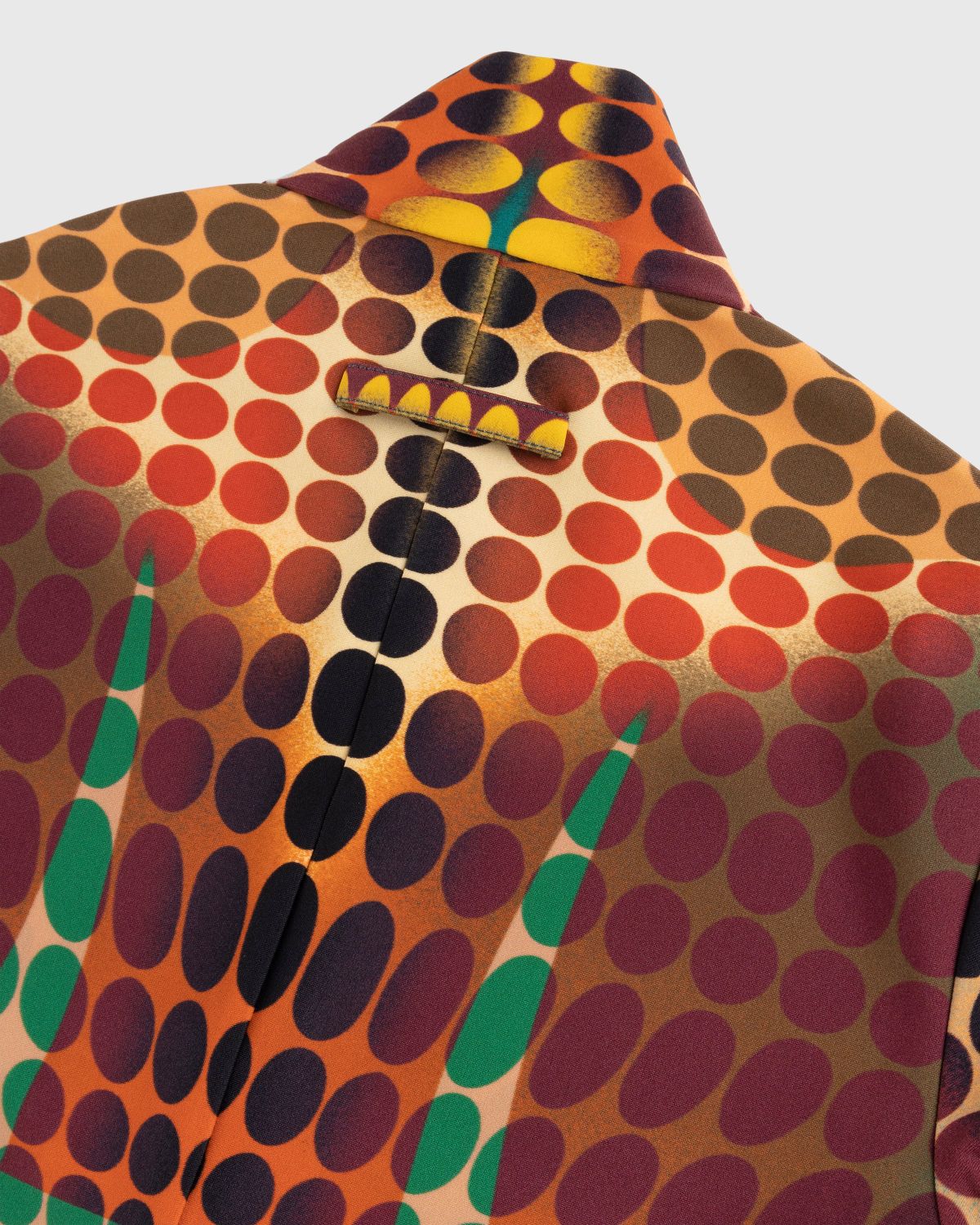 Jean Paul Gaultier – Zip High Neck Longsleeve Top Orange - Longsleeves - Orange - Image 4