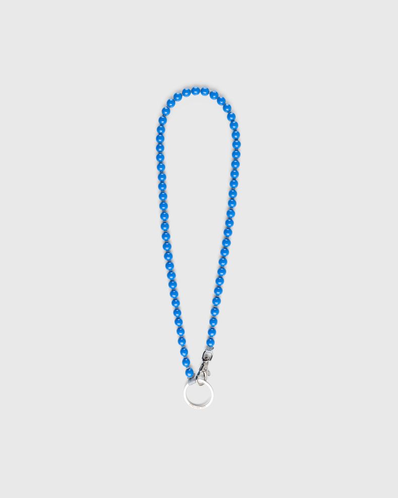 Ina Seifart – Pearl Keychain Long Blue Grey