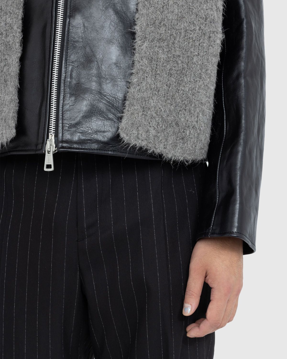 Our Legacy – Borrowed Chino Black Chalk Stripe - Pants - Black - Image 5