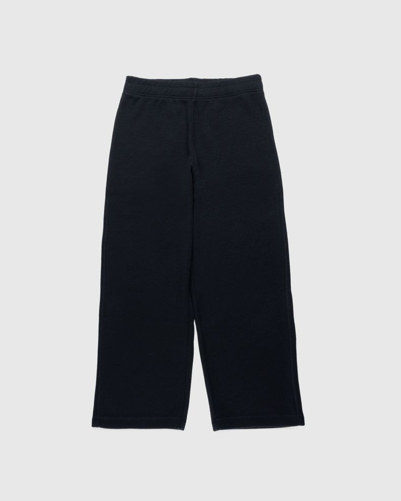 Reduced Trouser Black Pseudo Knit