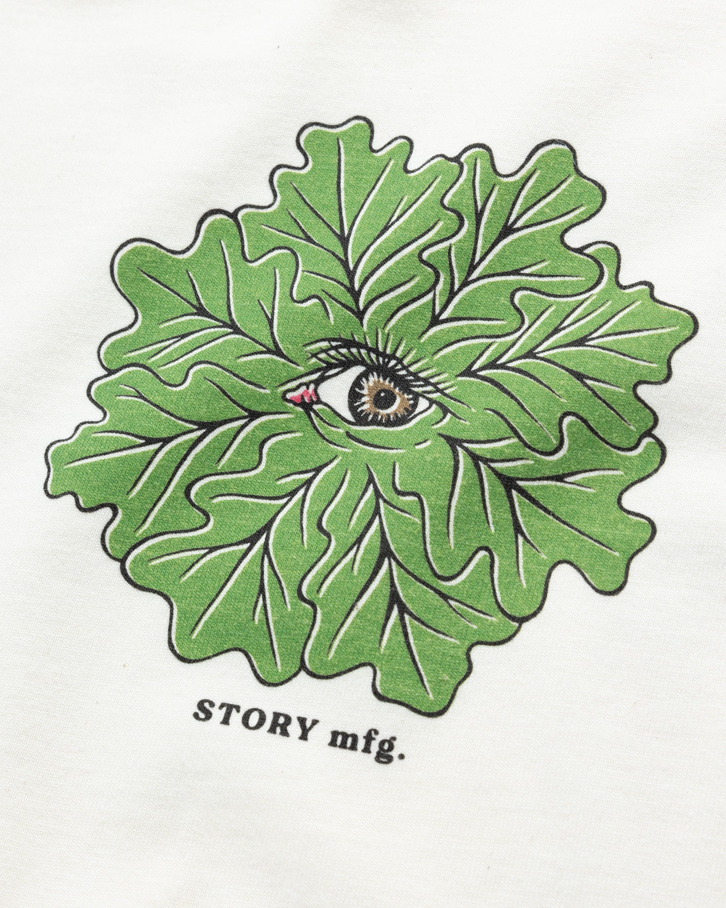 Story mfg. – Speaking Tree SS Off-White - T-shirts - Beige - Image 6