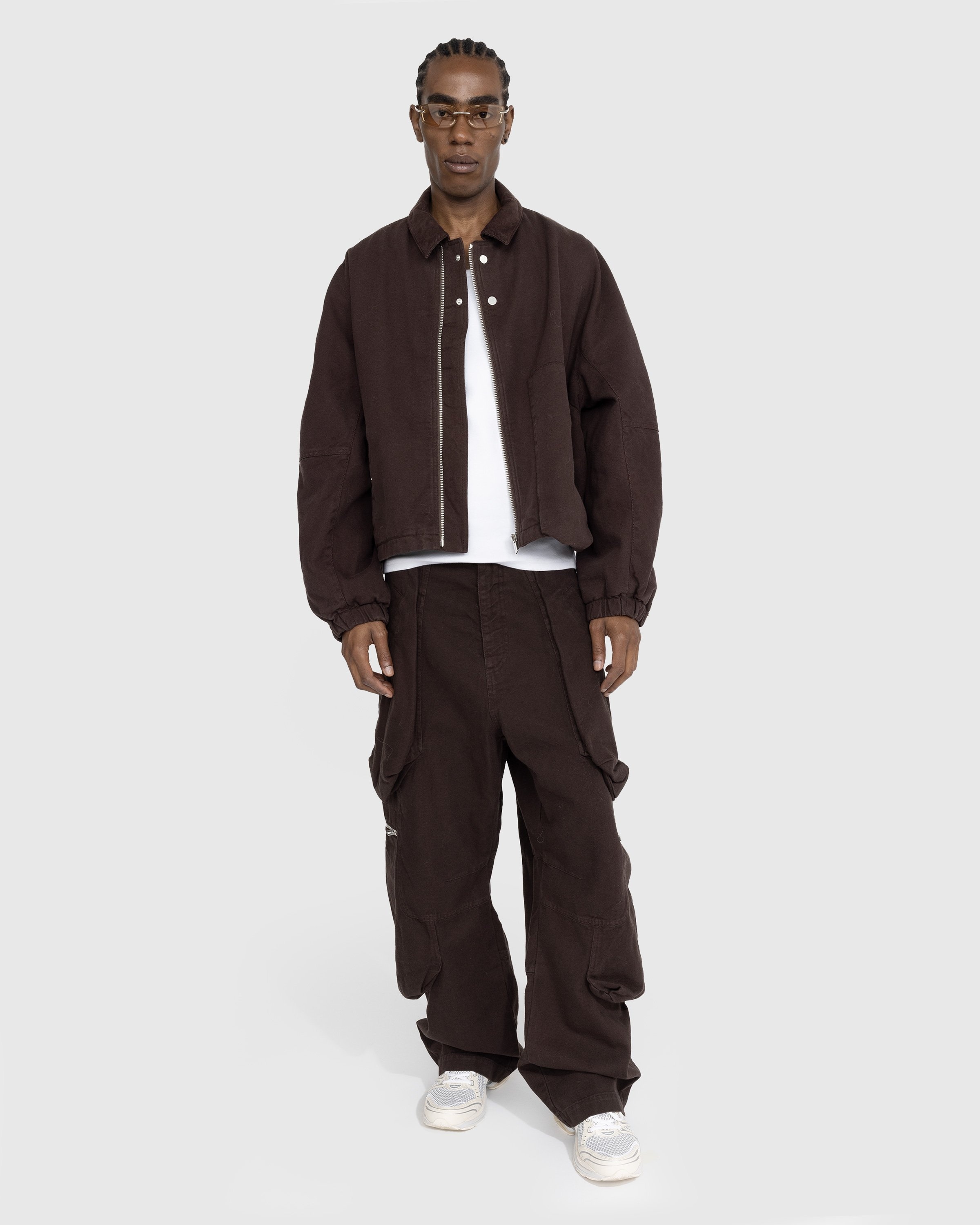 JACQUEMUS – Le Blouson Trivela Dark Brown - Outerwear - Brown - Image 2