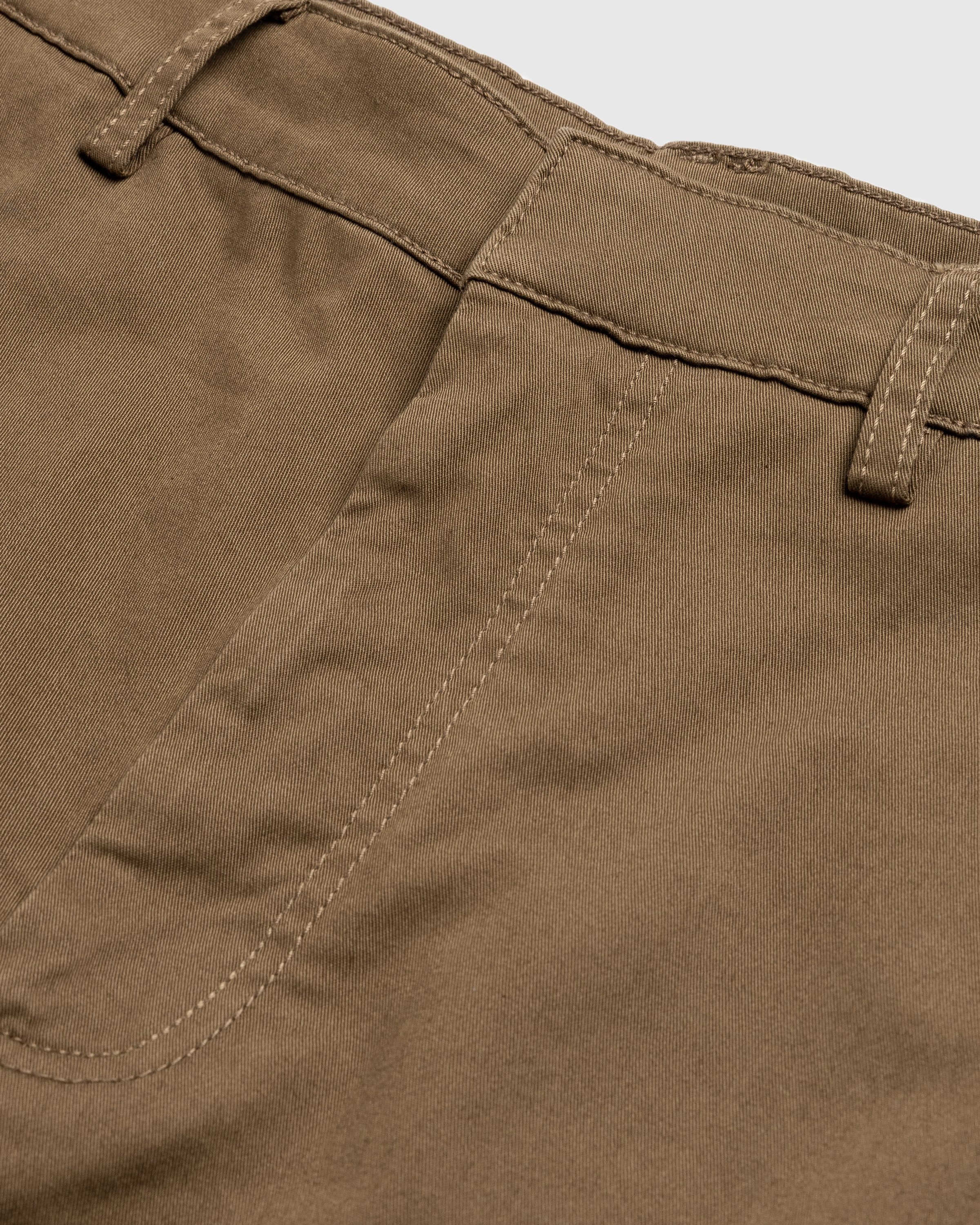 Trussardi – Trouser Shorts Gabardine Piece Dyed - Shorts - Brown - Image 6
