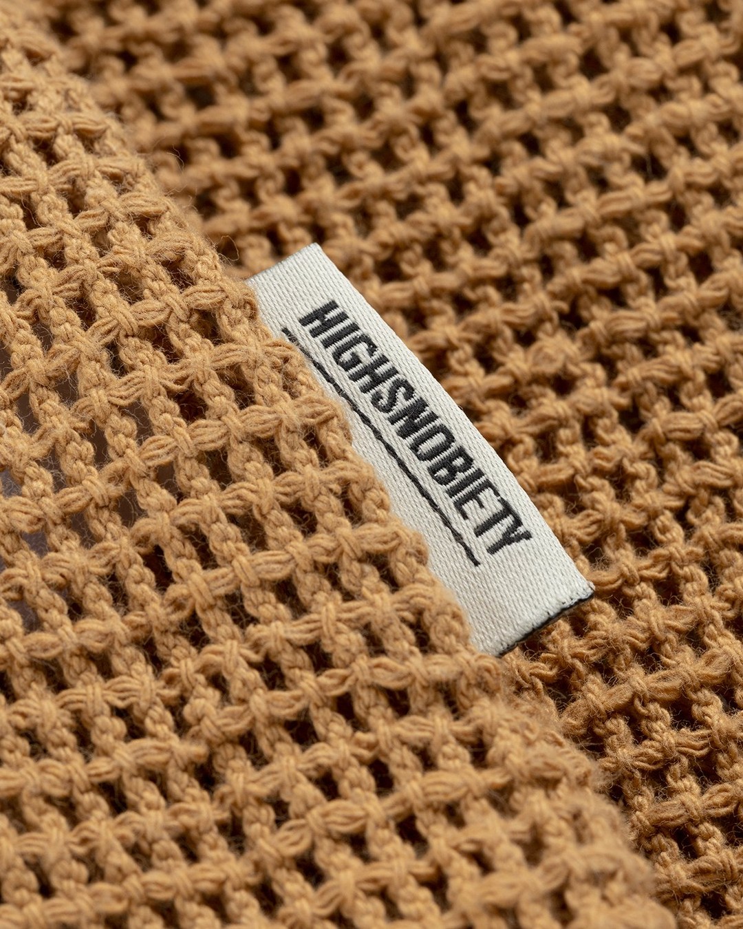Highsnobiety – Knit Mesh Tank Top Brown - Tank Tops - Brown - Image 3
