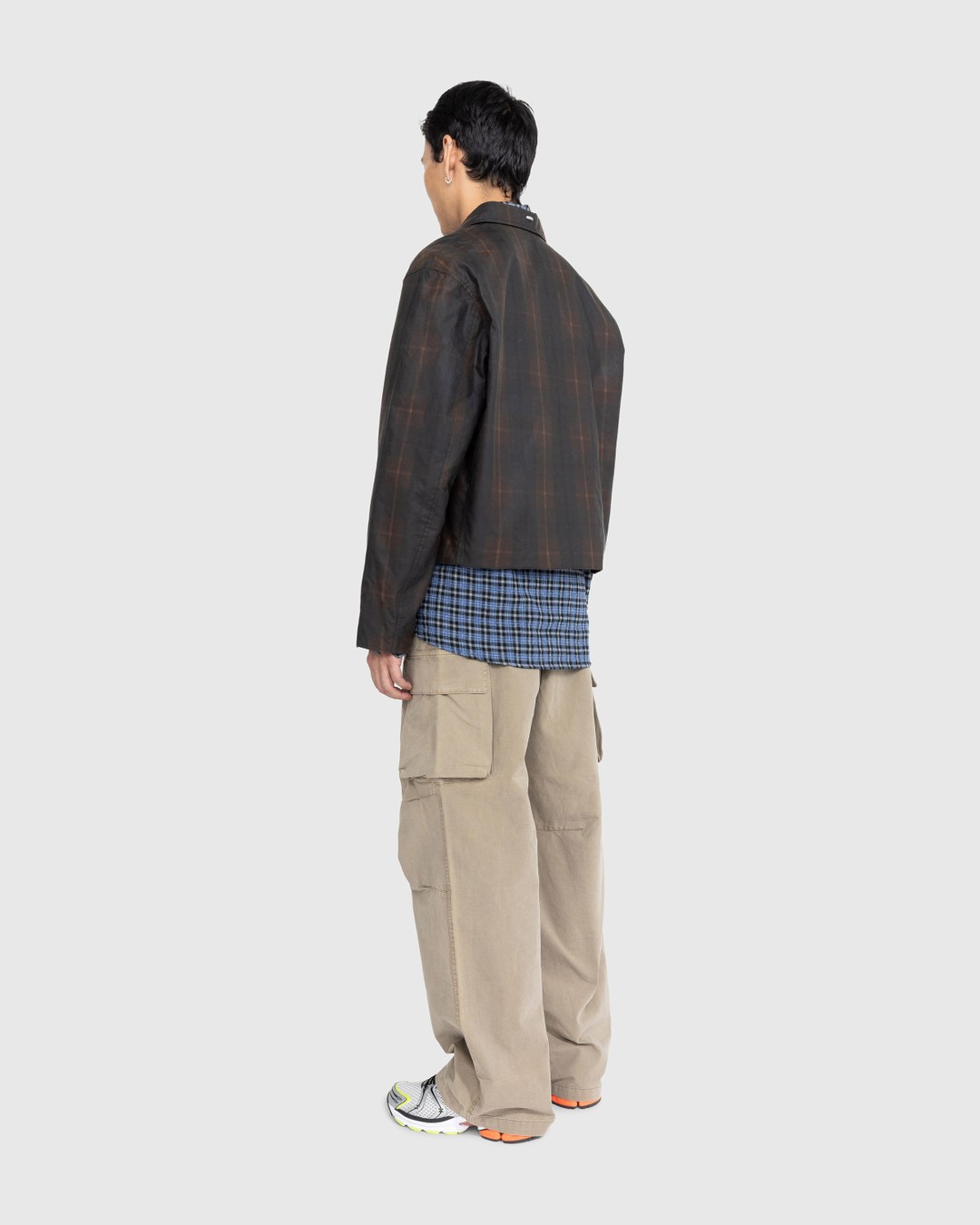 Our Legacy – Mini Jacket Hunterbrown Tartan - Outerwear - Brown - Image 3