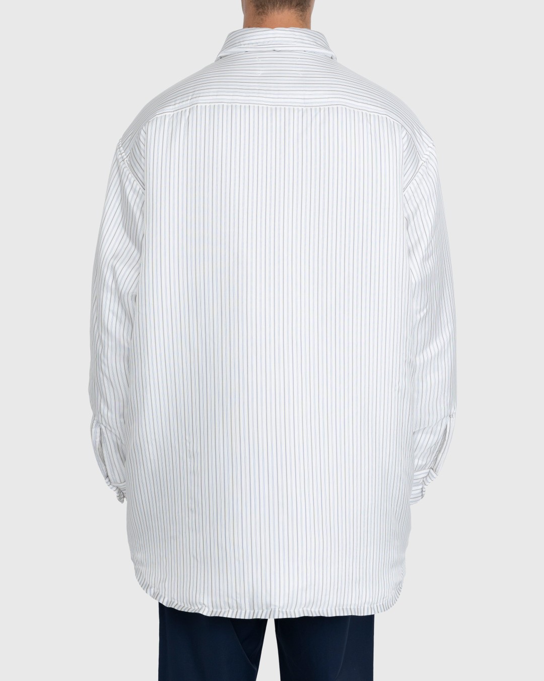 Maison Margiela – Padded Stripe Shirt Multi - Longsleeve Shirts - White - Image 4