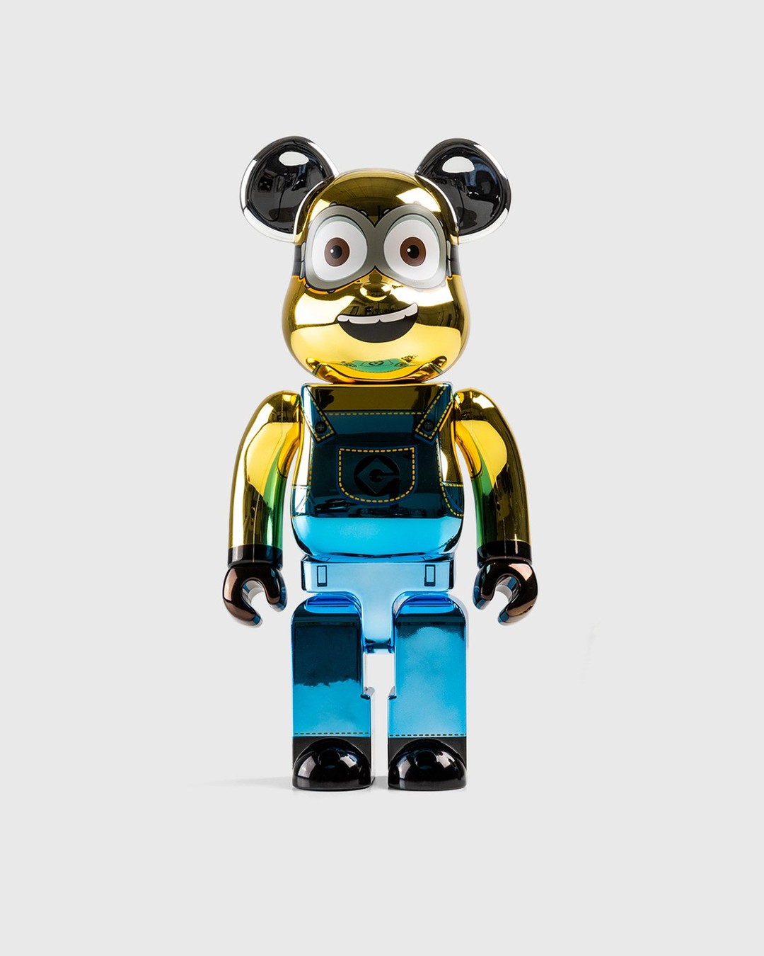 Medicom – Be@rbrick Minions Dave Chrome Version 1000% Multi - Toys - Multi - Image 1